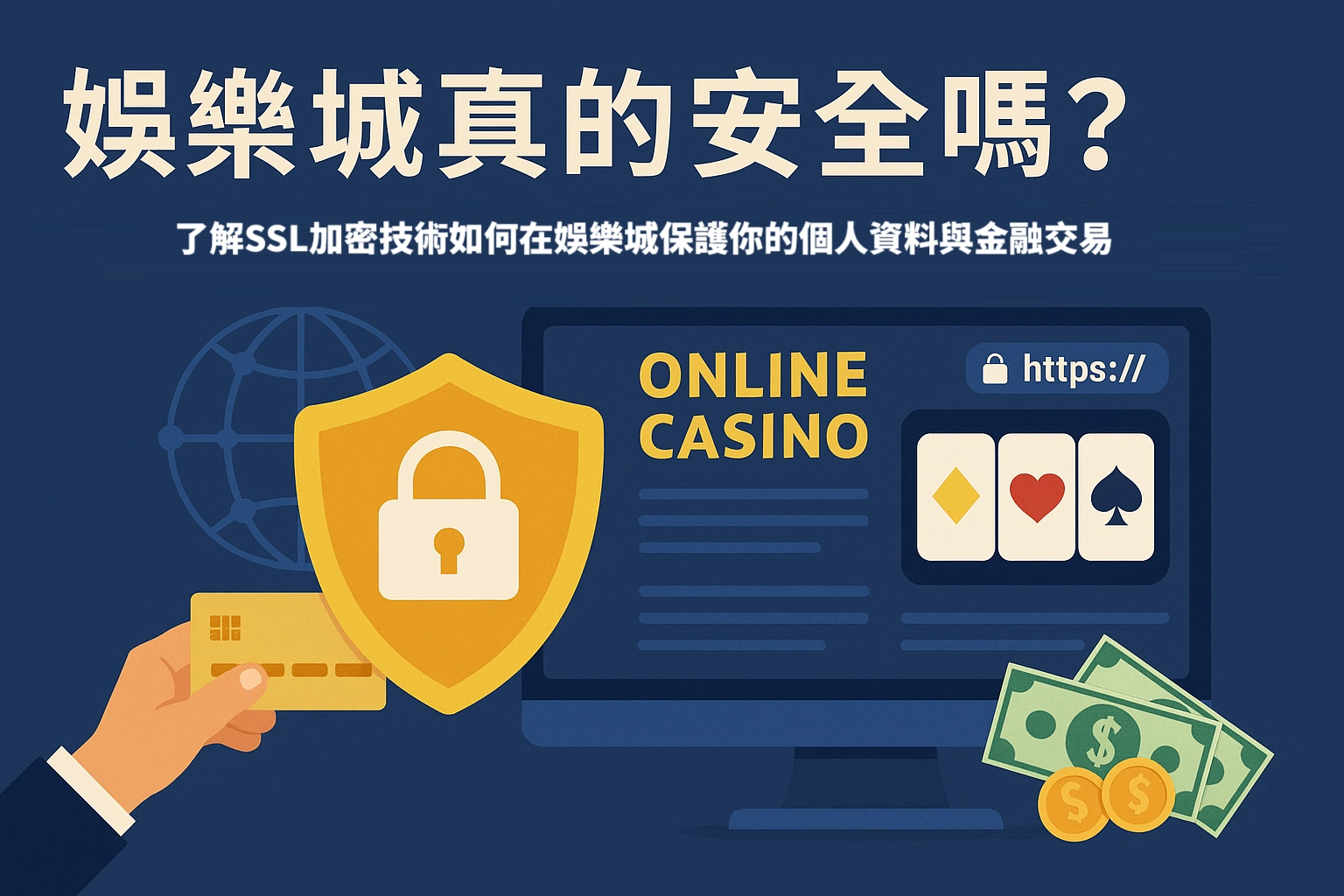娛樂城真的安全嗎?了解SSL加密技術如何守護你的每一筆交易與個資